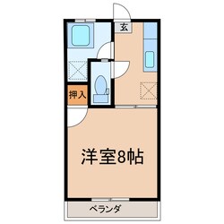 コーポいつこの物件間取画像